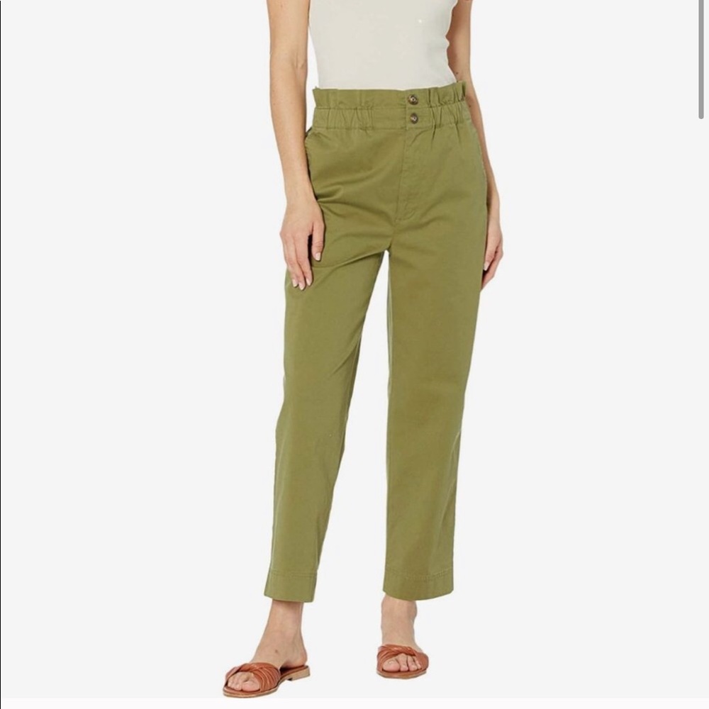 Green Tapered Pants